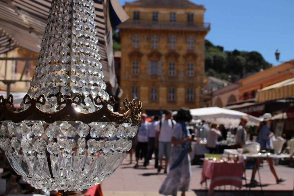 Nizza antiikkimarkkinat Ranska
